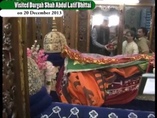 President PML Sindh & Chairman PRF Haleem Adil Sheikh visited Dargah Shah Abdul Latif Bhittai