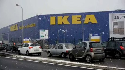 Marseille : quelques flocons et beaucoup de bouchons