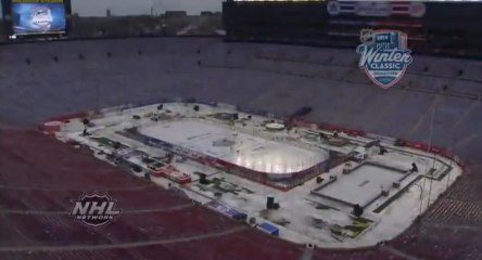 NHL Michigan Stadium Winter Classic Time Lapse