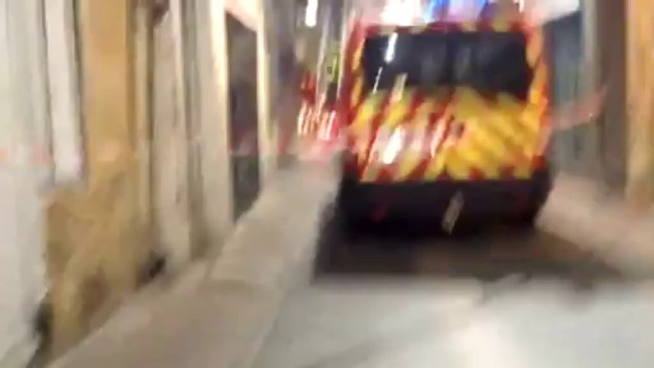 Vent violent : les pompiers de Carpentras en intervention