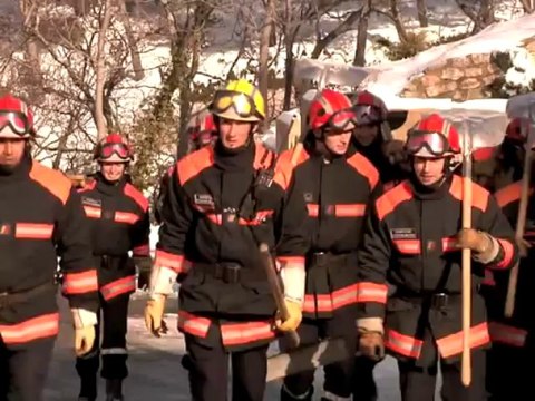 La sécurité civile au secours des Baux-de-Provence