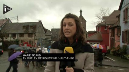 Incendie à Riquewihr en Alsace