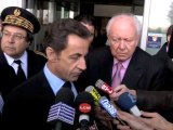 Nicolas Sarkozy au chevet du policier dans le coma