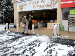 Les Bouches-du-Rhône sous la neige