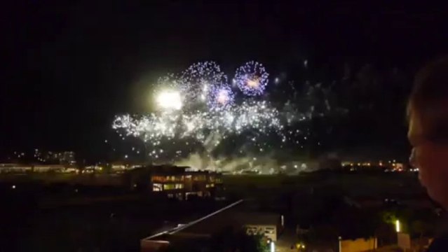 Feu d'artifice au parc Borély