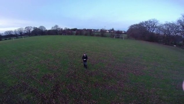 1er essai en vol basse altitude avec DJI Phantom (équipé GoPro Hero 3+)