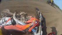 CRF450 Dirt Bike Crash - Go Pro HD Hero 2