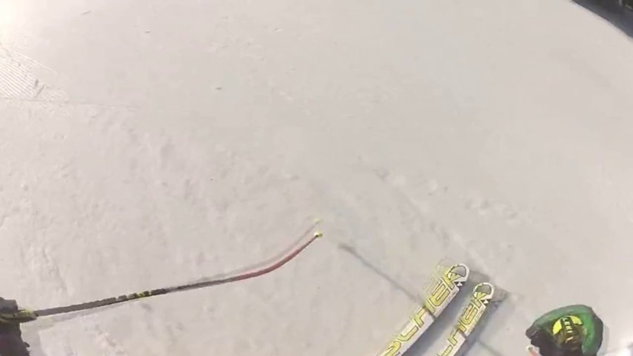 Ski Racing Crashes - Go Pro HD Hero 2