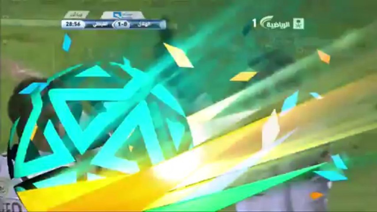 هدف الفيصلي الاول من ريان بلال في الهلال - الهلال 2-1 الفيصلي - دوري جميل 02/01/2014 HD