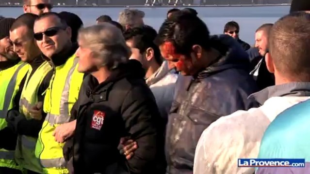 Marseille : violents incidents entre CRS et grévistes de la SNCM