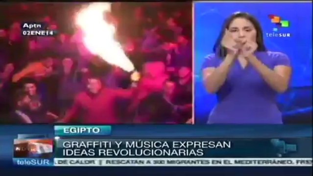 Música y grafiti, los nuevos ingredientes culturales en Egipto