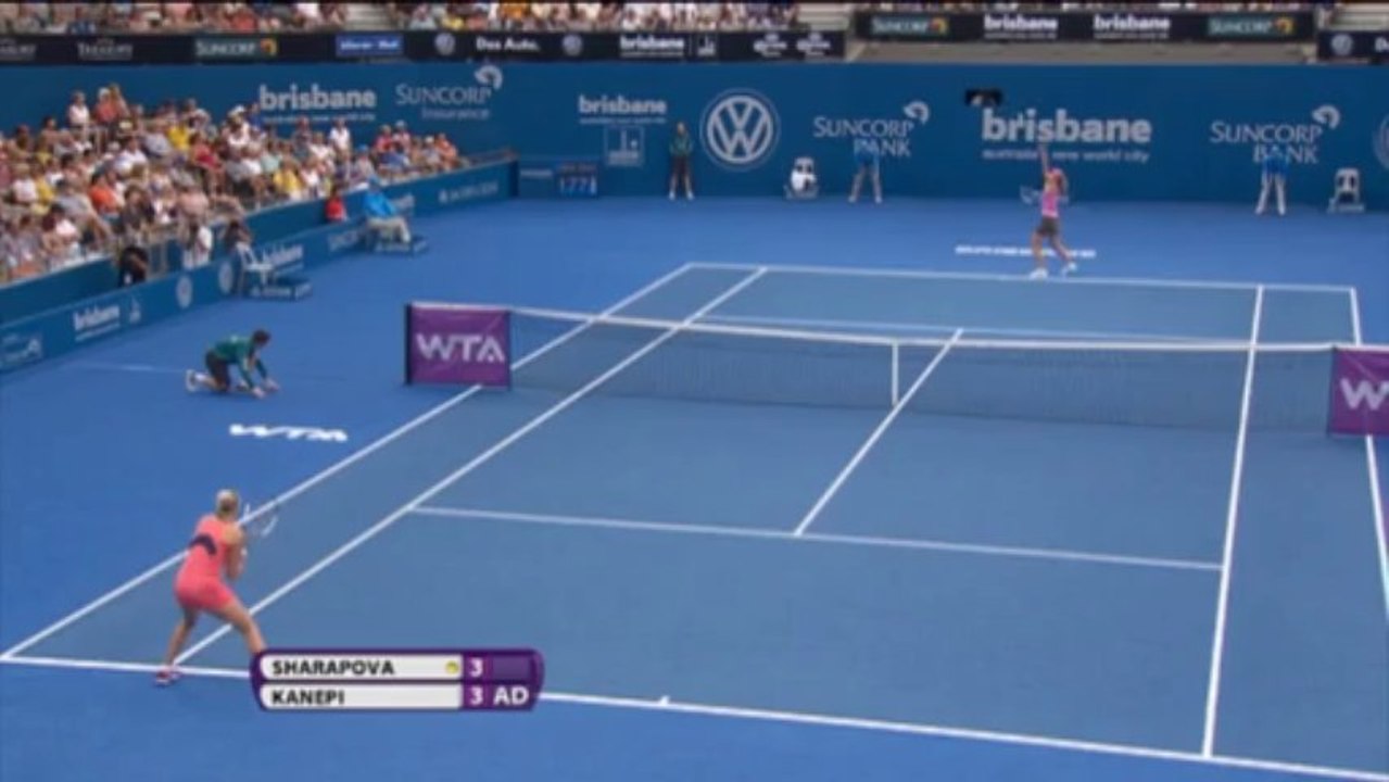 Brisbane: Sharapova auf Comeback-Tour weiter in Erfolgsspur