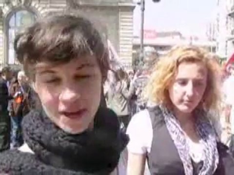 les lycéens manifestent à Marseille