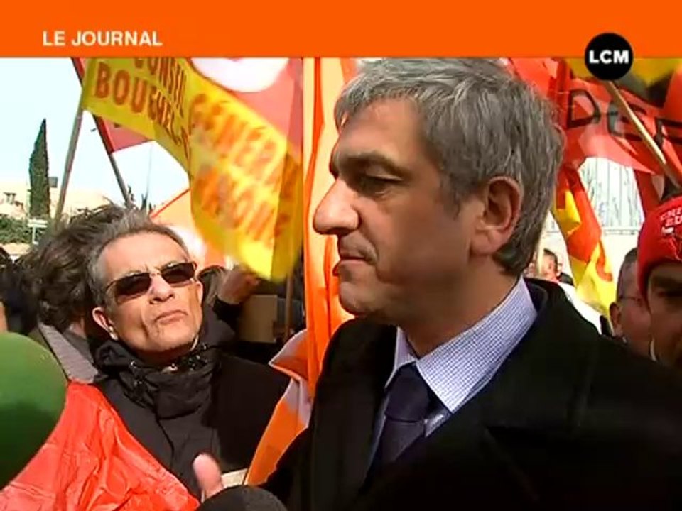 Hervé Morin en visite à Marseille
