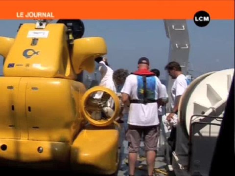 Borloo explore un canyon sous-marin au large de Cassis