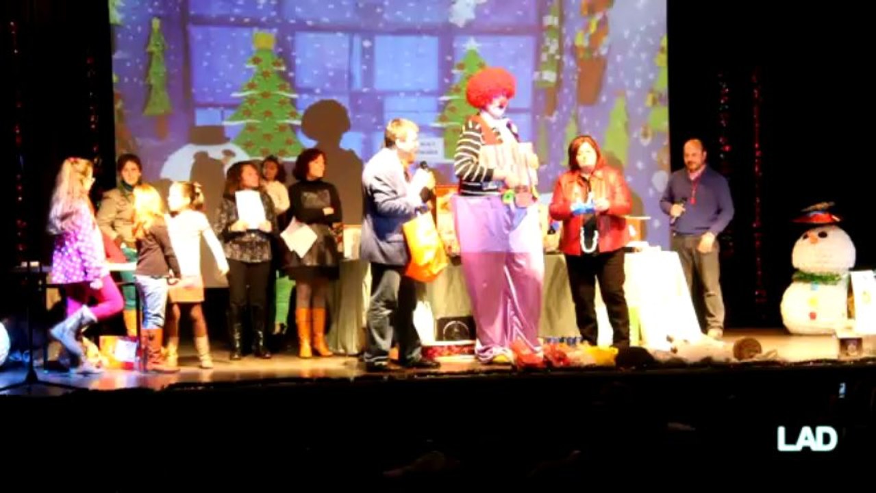 Gala de enterga de premios a los concursos navideños en Vitigudino
