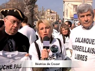Manifestations des opposants au parc des calanques