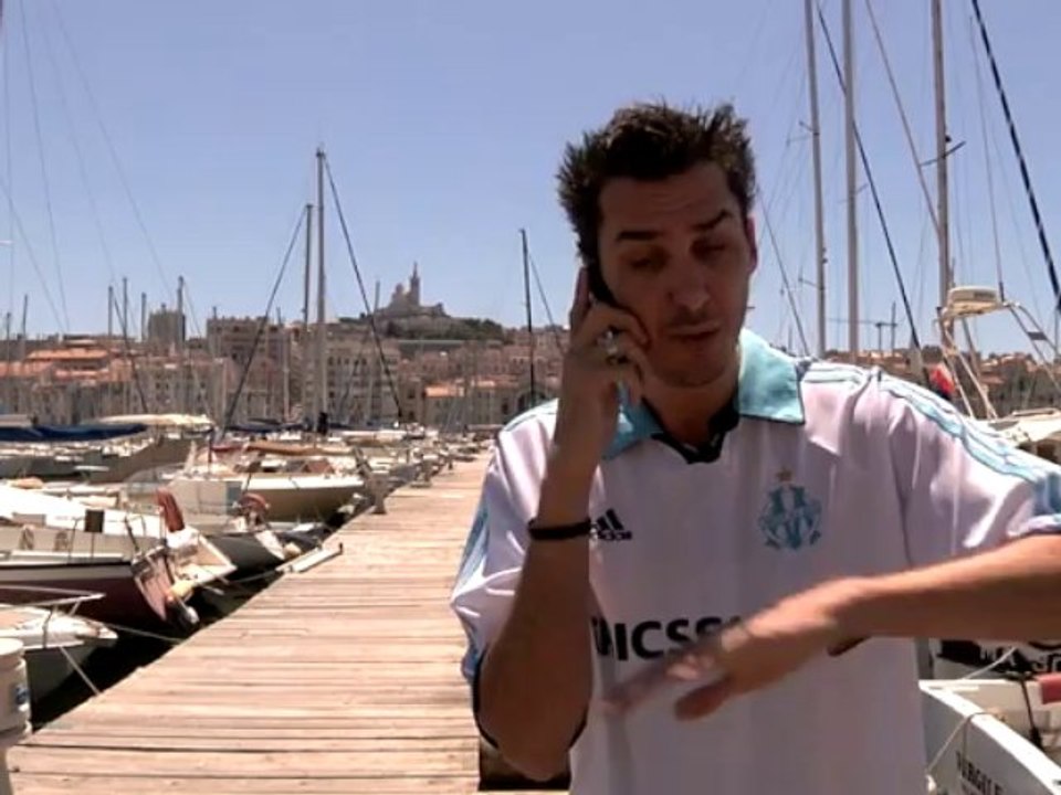 Luciano; à la sortie de La Provence