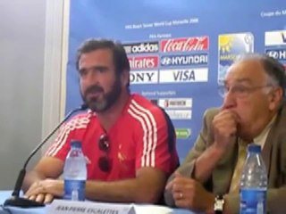 Eric Cantona livre ses impressions