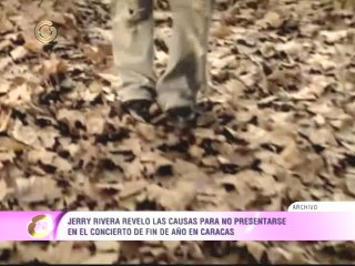 Jerry Rivera: No me depositaron ni un centavo para presentarme en fiesta de fin de año en Caracas