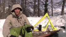 Le snowscoot à Pra-loup