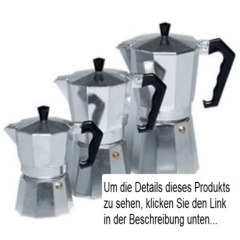 Angebote QUEENSHOME 658831 Espressokocher, für 6 Tassen