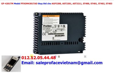 Thiết bị giao diện Pro-face PFXGM4201TAD thay thế cho ST400-AG41-24V, ST401-AG41-24V và ST403-AG41-24V