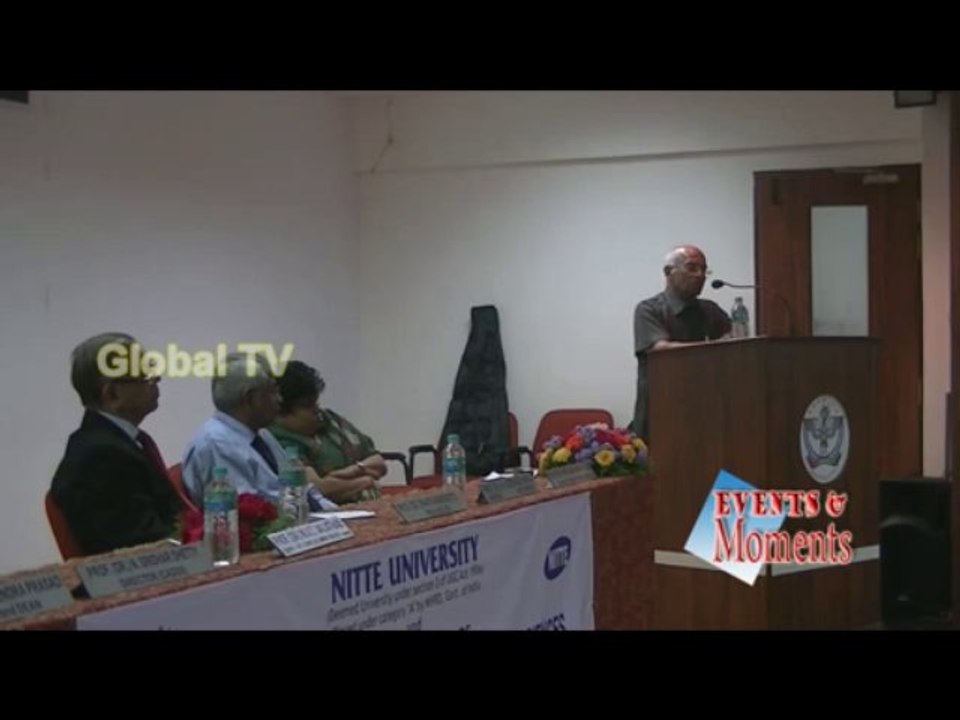 Dr N SRIDHAR SHETTY ENDOWMENT LECTURE 2013