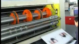 semi automatic flexo printing slotting machine