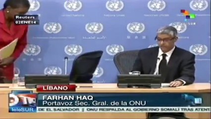 Ban Ki-moon condena atentado en Beirut