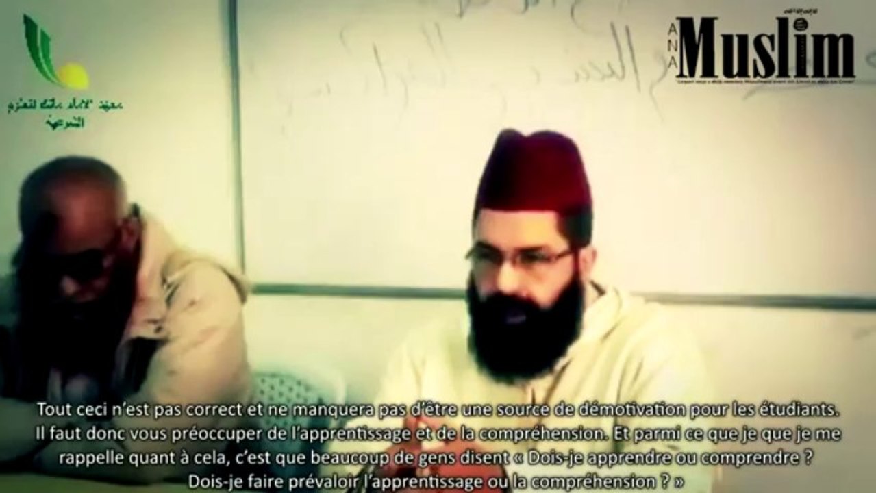 Conseils méthodologiques aux étudiants en science religieuse - Cheikh Aissam Al Marrakchi