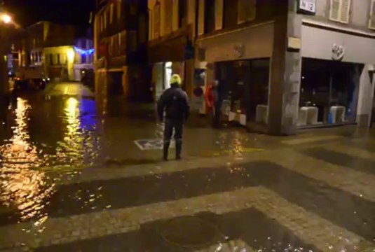 Landerneau. Inondations : jusqu'à 55 cm d'eau en centre-ville
