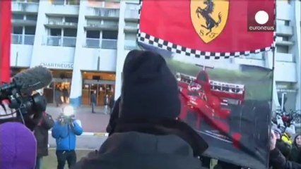 Manifestation silencieuse pour l'anniversaire de Michael Schumacher