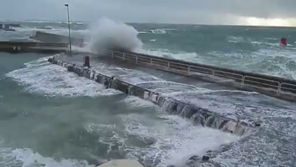 tempête au guilvinec 1er janvier 2014