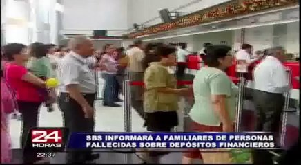 Download Video: Nueva herramienta de la SBS permitirá conocer sistemas financieros de fallecidos