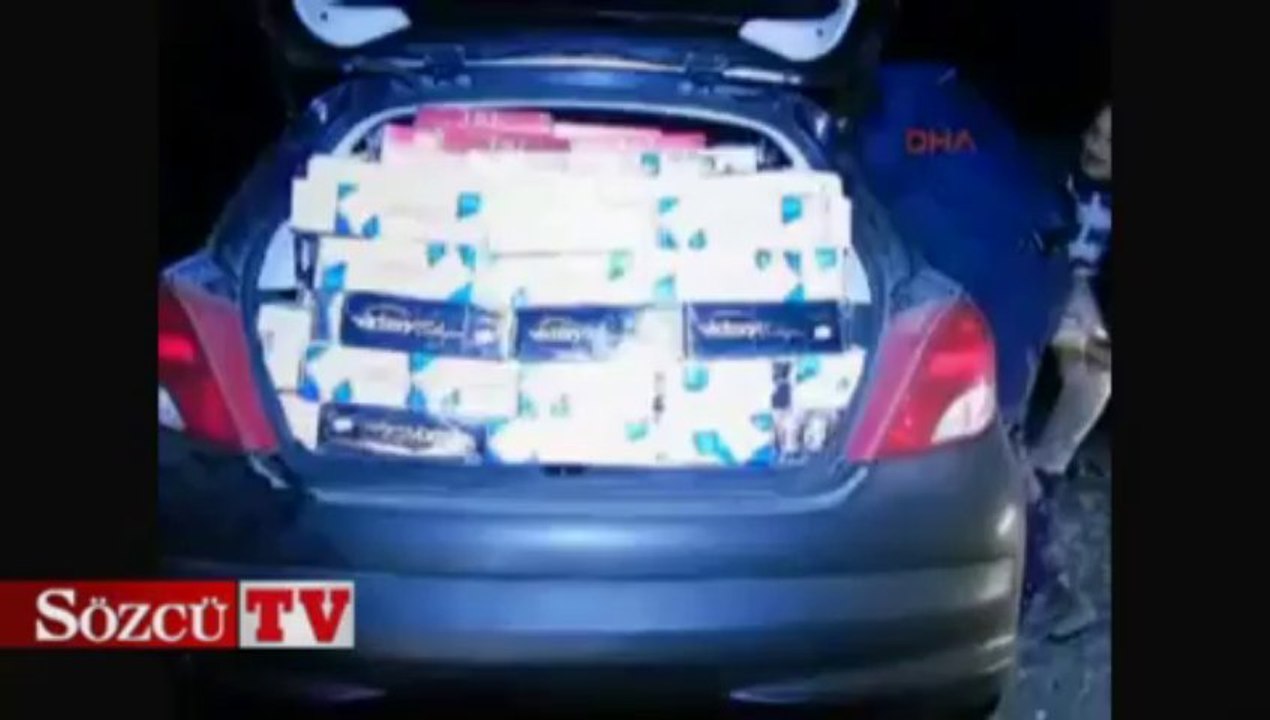 Polisten kaçarken takla attı