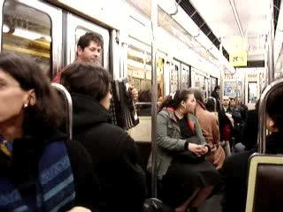 Accordeon in Paris metro
