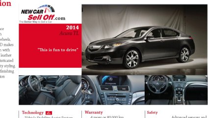 2014 Acura TL Reviews get details and price-newcarselloff.com
