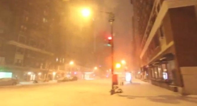 Une violente tempête de neige frappe les Etats-Unis