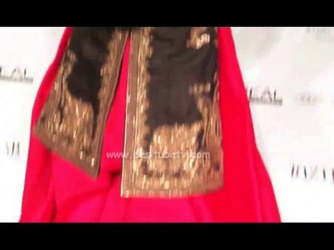 B-Town's gorgeous actress Diya Mirza looking stunning at Amby Vally India Bridal Fashion