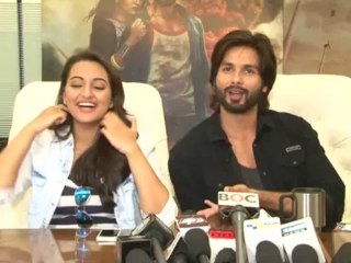 exclusive interview of sonakshi sinha and shahid kapoor