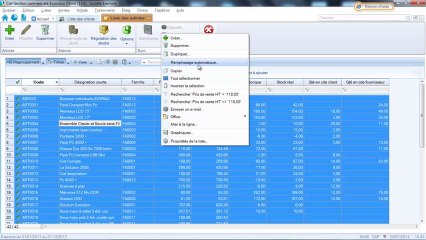 CIEL Gestion Commerciale : Remplissage automatique