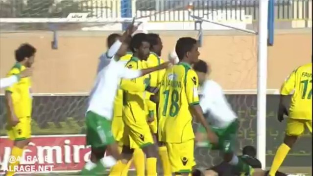 الأهلي×العروبة -الهدف الأول للأهلي-محمد ال فتيل-03-01-2014