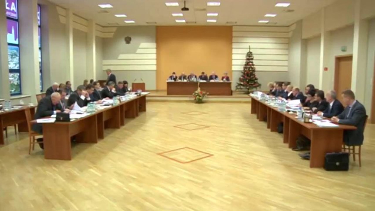 XXXVIII sesja Rady Miasta Włocławek cz I