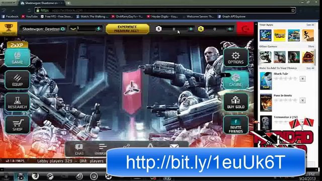 Shadowgun deadzone hack gold and cash cheat