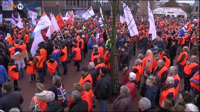 Liveblog: demonstratie tegen sluiting Aldel (gesloten) - RTV Noord