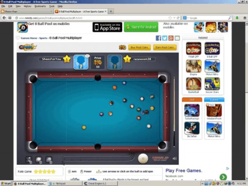 how to hack 8 ball pool guideline