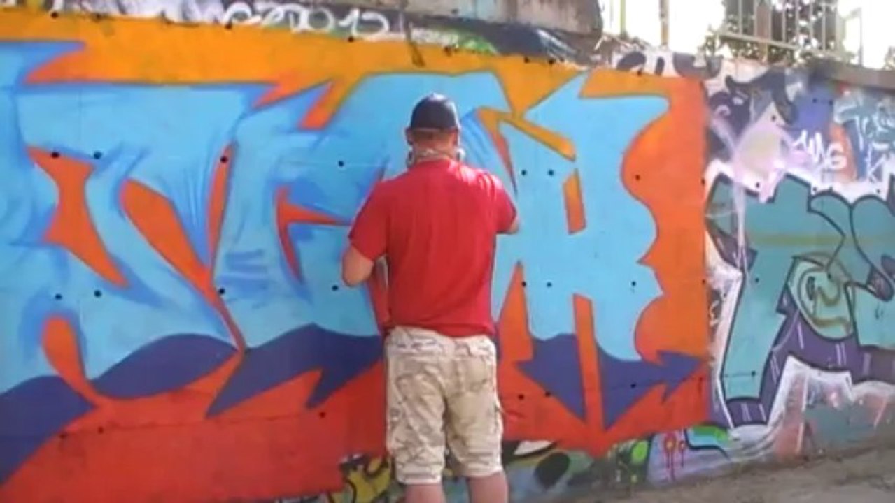 Croug Début Graff Lettrage Artcor (Psyko Culture)