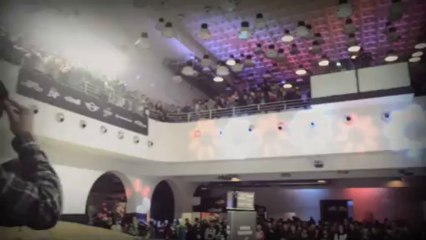 Fixed gear competition in the world's smallest velodrome