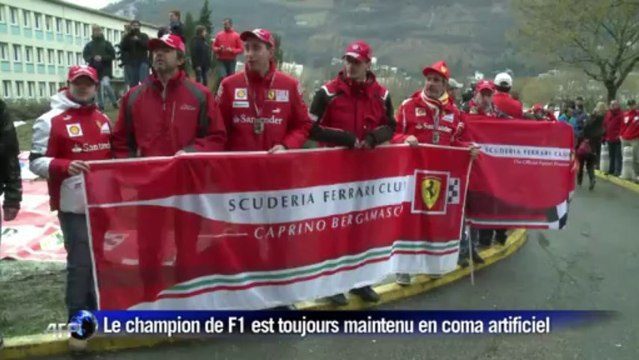 Schumacher: visite de l'ancien pilote Philippe Streiff